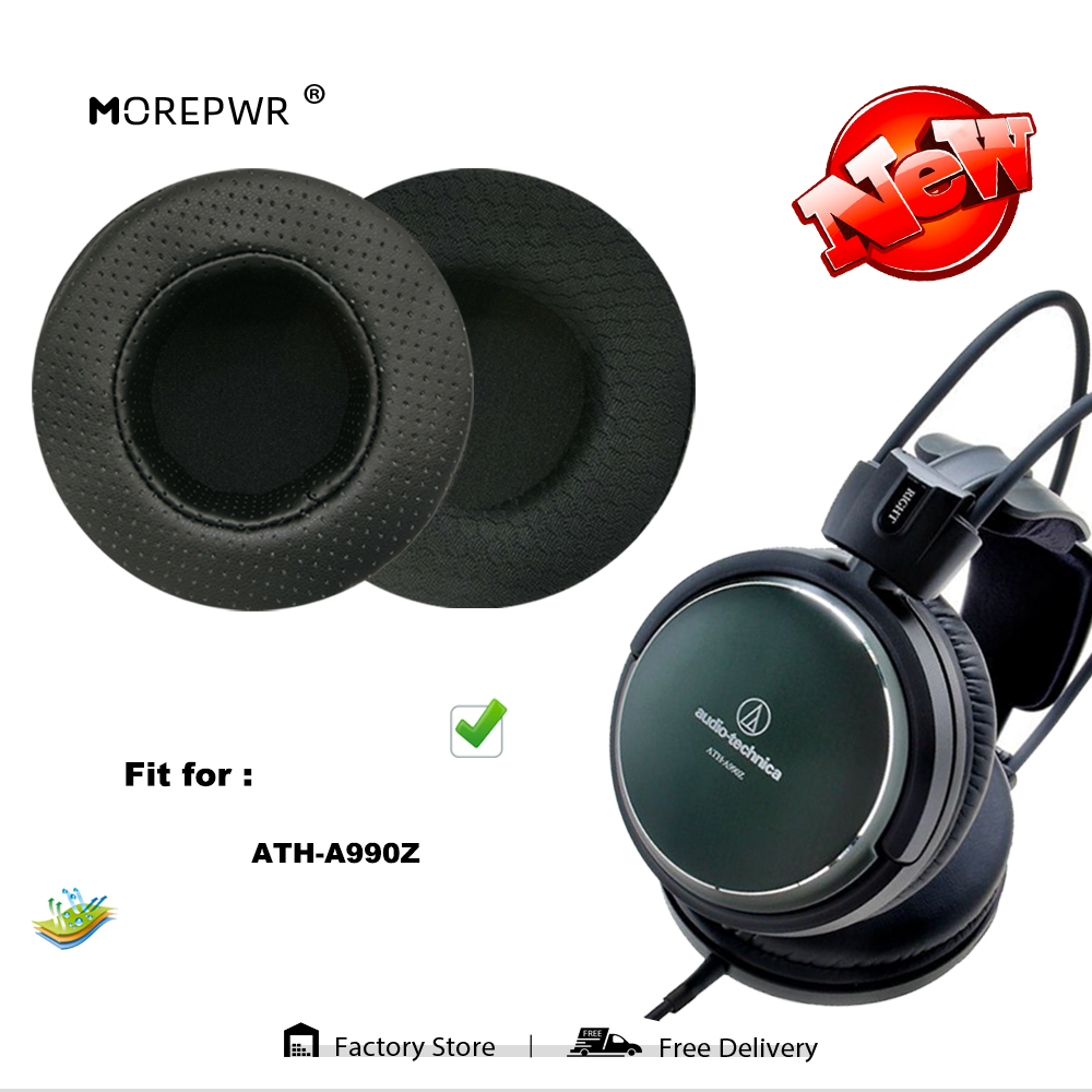 Velvet Cushion Cover - Ersatz-Ohrpolster für Audio-Technica ATH-A990Z Headset-Teile, Lederkissen,