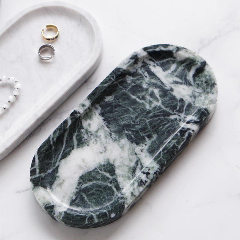 Natürliche Travertin-Marmor Ov – Travertine Tray Oval Bewertung und Preis