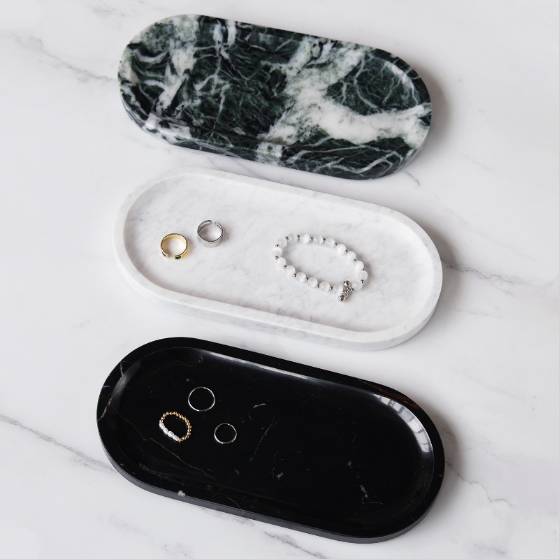Natürliche Travertin-Marmor Ov – Travertine Tray Oval Bewertung und Preis