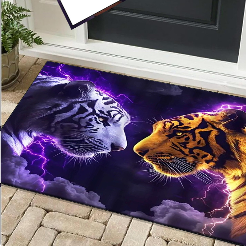 Tigergesichtsteppich mit elekt – Interior Design Your Room Bewertung und Preis